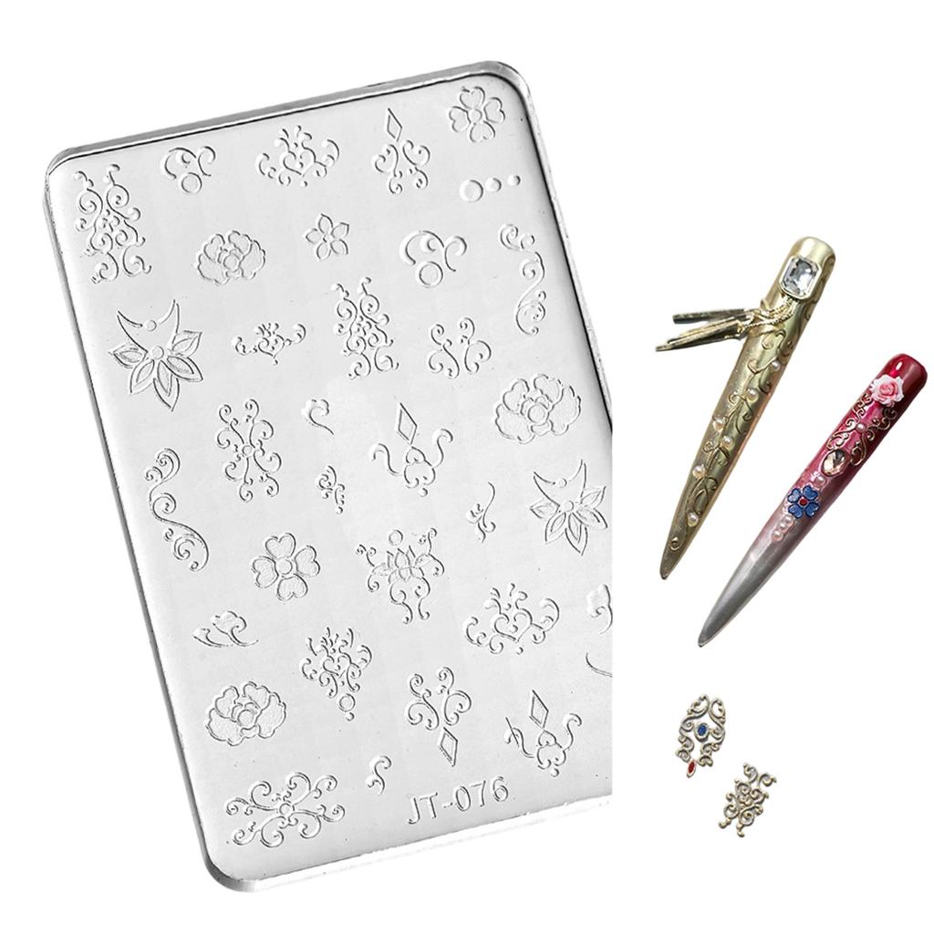 Silikon Nail Art Formen Schmetterling Nail Art Vorlage Formen Silikon Textur für Kosmetikerinnen und Nail Art Lernende