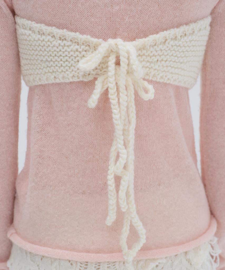 Daiaegeuneol Applique Tube Top (Ivory)