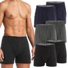 Del Leone Knit Trunks Men's Underwear, Antibacterial and Deodorizing Treatment, Plain, 4-Pack or