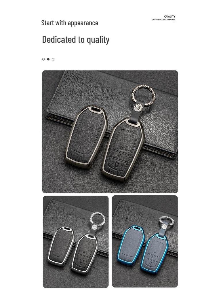 Full-Cover Metal Key Case for Toyota Corolla, RAV4, Rongfang, Wilanda, Levin, Camry