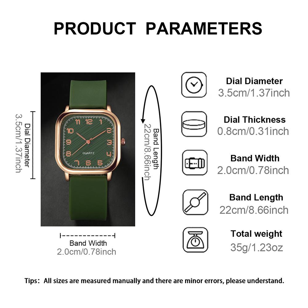 New Special Edition Women's Quartz Watch Quartz movement, square dial, analog display, battery operated, alloy housing, bracelet, electronic drive