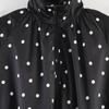 2026 Summer New European and American Cross-border Women's Clothing Street Fashion Black Polka Dot Printed Jacket W107 8910