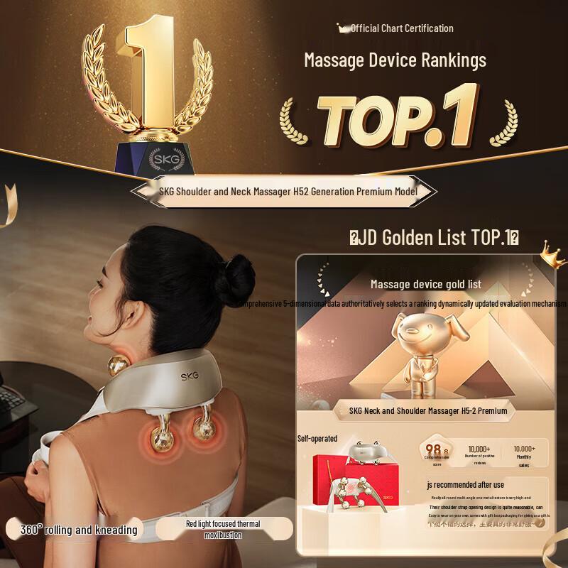 

SKG H5-2 Deluxe Neck and Shoulder Massager CN plug (adapter included)