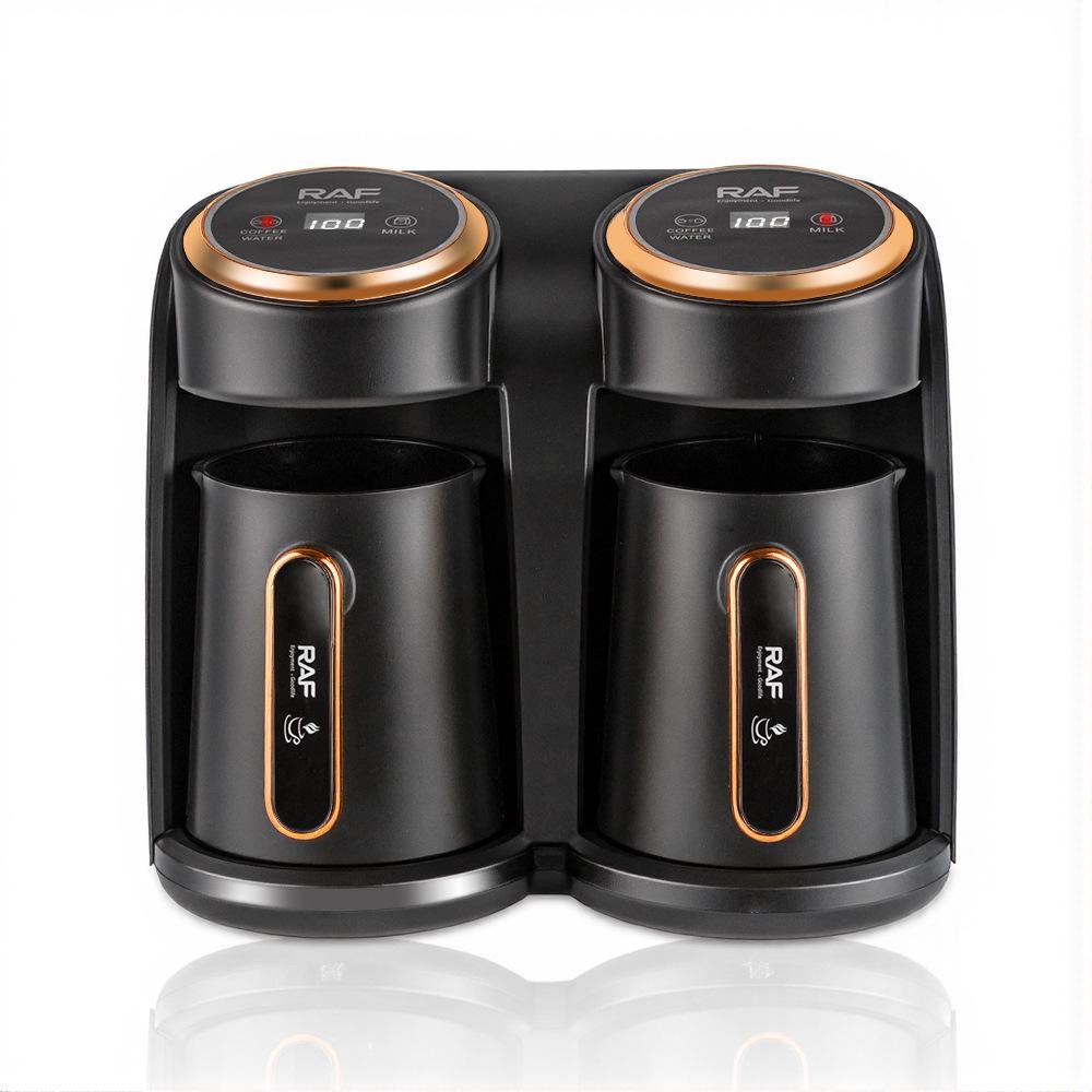 European Standard Turkish Coffee Pot - Double Cup Portable Coffee & Tea Maker for Home and Office Use