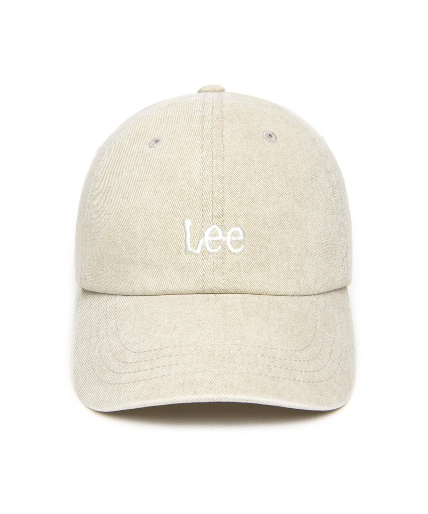 LEE Small Twitch Logo Pigment Ball Cap Beige