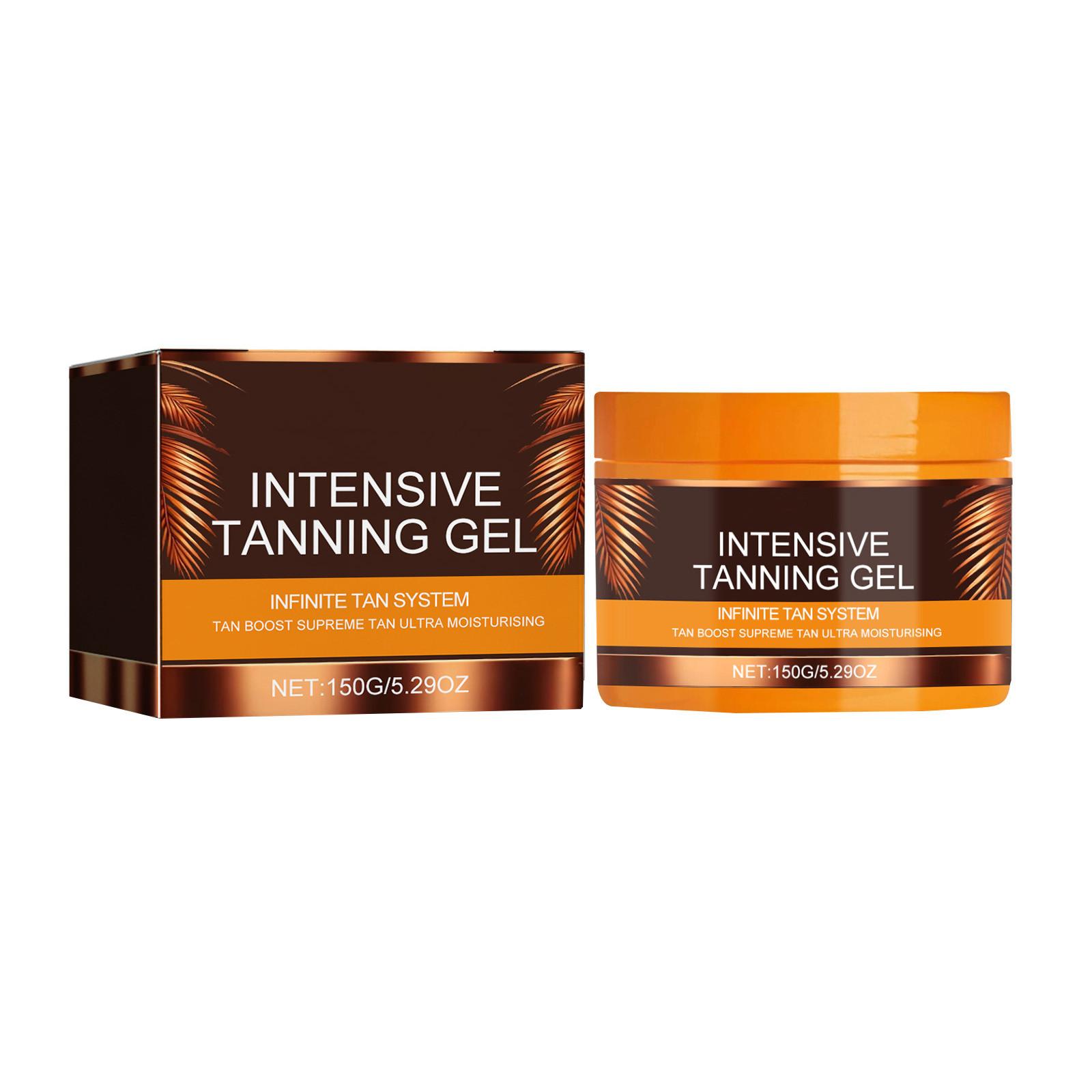 

Гель для интенсивного загара, натуральная паста-ускоритель загара, гель-кремы для загара для соляриев и улицы, 150 г оранжевый