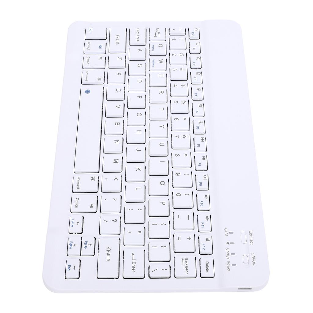 10 Zoll Ultraslim Bluetooth Tastatur 2.4G Tragbare Drahtlose Tastatur Wiederaufladbar für Tablet Telefon