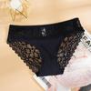 Women's Lace Stitching Seamless Briefs Sexy Low Waist Cotton Panties Multicolor Lingerie