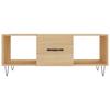  Coffee Table, Sonoma Oak, 102x50x40cm, Wood-based Material