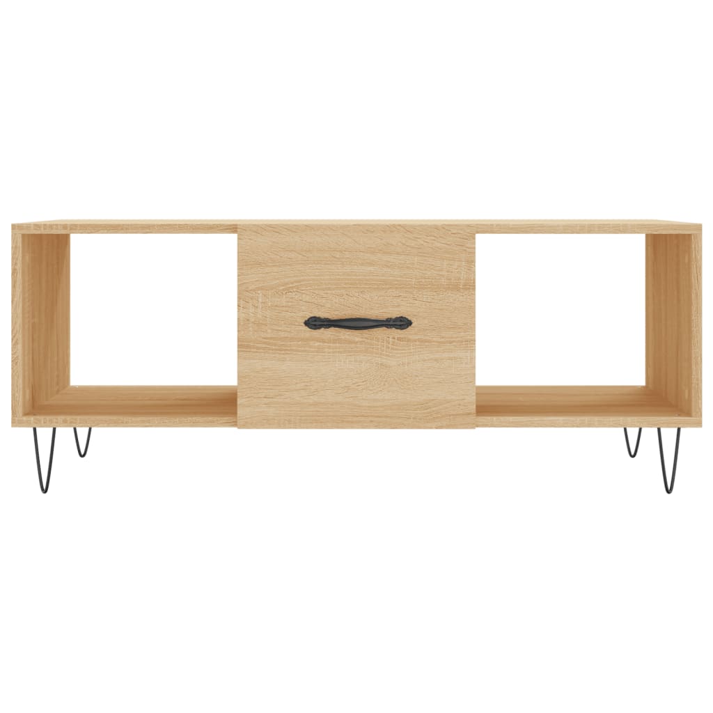  Coffee Table, Sonoma Oak, 102x50x40cm, Wood-based Material