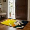 HHunter And HHunter Anime Floor Mat Soft Flannel Absorbent Mat Non-Slip Rug Home Bedroom Bathroom