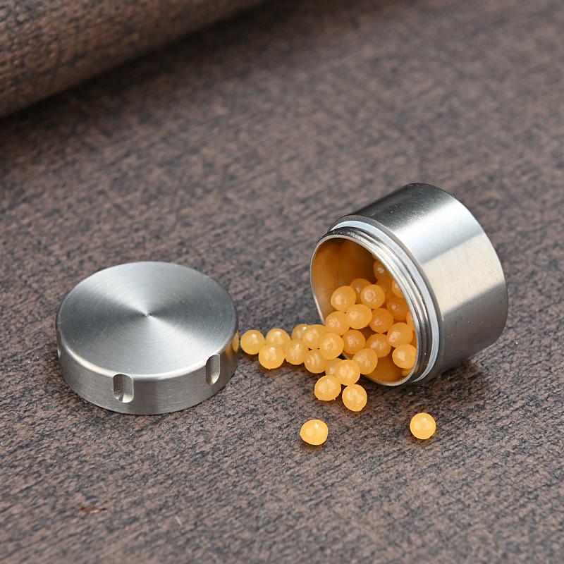 Waterproof Tea Pill Medicine Storage Box Titanium Alloy Seal Bottle Heavy Capacity CampingMoisture-proof Outdoor EDC Canister 4