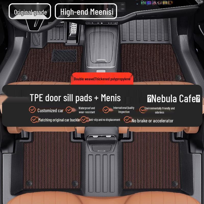 Full Coverage TPE Car Floor Mats for Honda Accord, CRV, Civic, XRV, Geely, Binzhi
