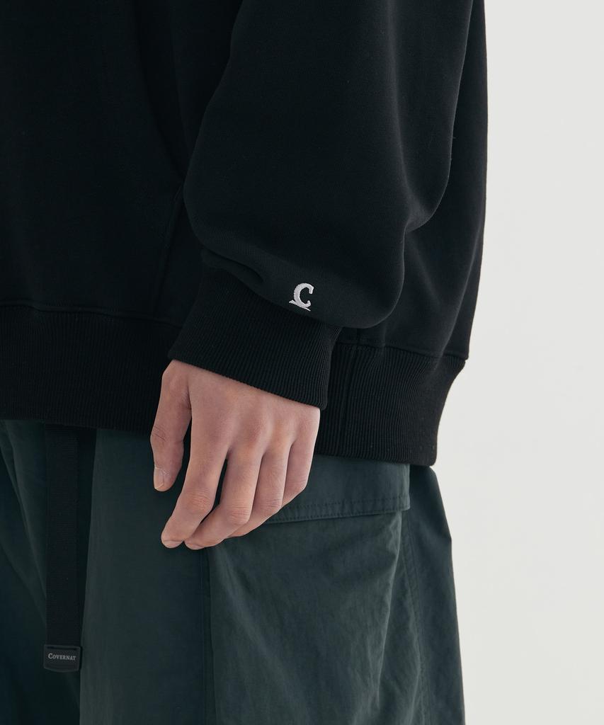 Center Authentic Hoodie Dark Navy