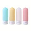 4pcs Travel Separate Bottle Candy Color Hose Squeeze Shampoo Shower Gel Portable Empty Bottle Cosmetics Lotion Storage Bottle