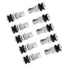 10pcs TR161 Metal Tire Valve Stems In Short Valve Stems Car Truck Motorcycle Short Valve Stems with Rubber    ing