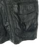 RONSON Long sleeve Half length leather jacket M black Sheep leather Men's Used