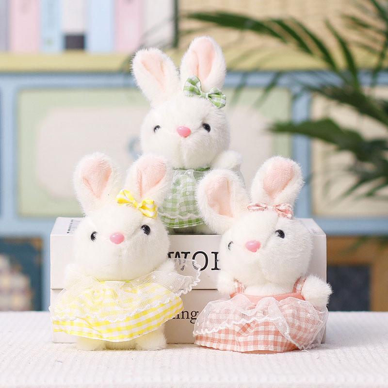 Plush Bunny Keychain With Short Plush Material For Kids And Teens