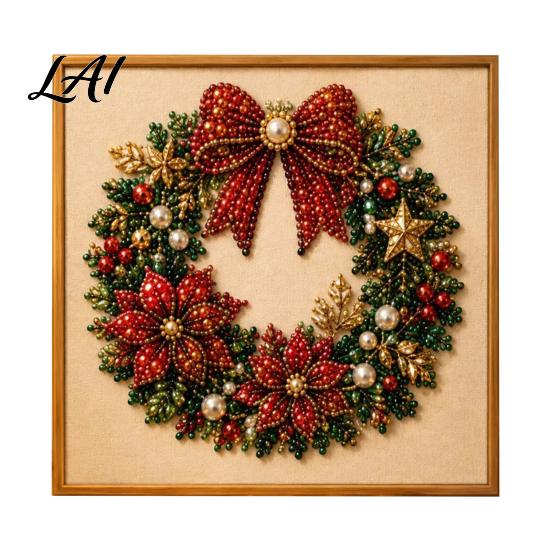 Cozy Autumn Home Decoration Halloween Faux Pearl Painting Kit Cute Ghost 3D Art DIY Reusable Decorative Wall Kit for Adults Christmas Craft Festive