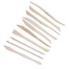 10 Pcs DIY Wood Wooden Clay Modeling Tools Set Polymer Clay Sculpting Tools