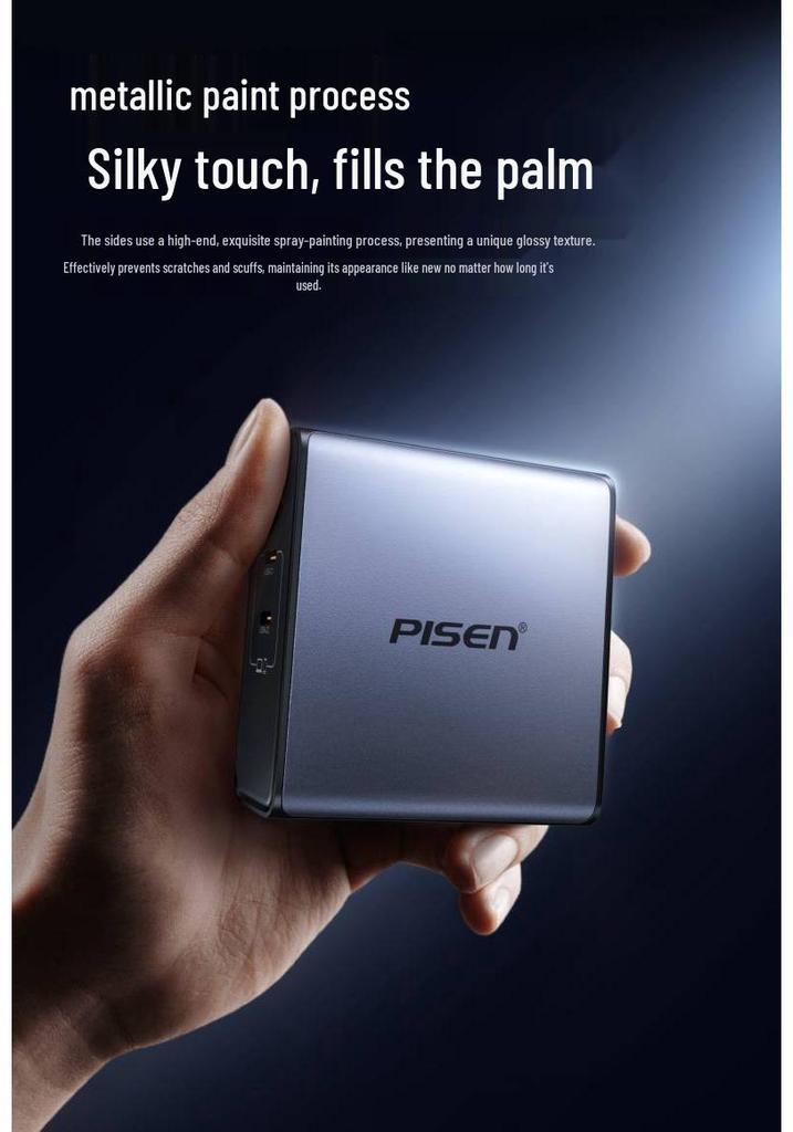 PISEN 140W GaN Dual Type-C Fast Charger for Laptops, Apple Devices, and Tablets