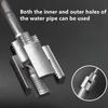 3pcs Integrated Wire Opener for Inside and Outside Water Pipe,Water Pipe Thread Repair Tool, Electric Drill Type Water Pipe Threading Device 1/2",3/4"