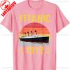 Retro Titanic 1912 Cruise Vessel Vintage Ship graphic T-Shirt High quality cotton Crewneck casual Regular short sleeve Unisex
