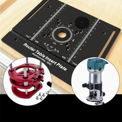 Router Table Insert Plate, Woodworking Benches, Precision DIY Tool, Wood Milling Flip Board