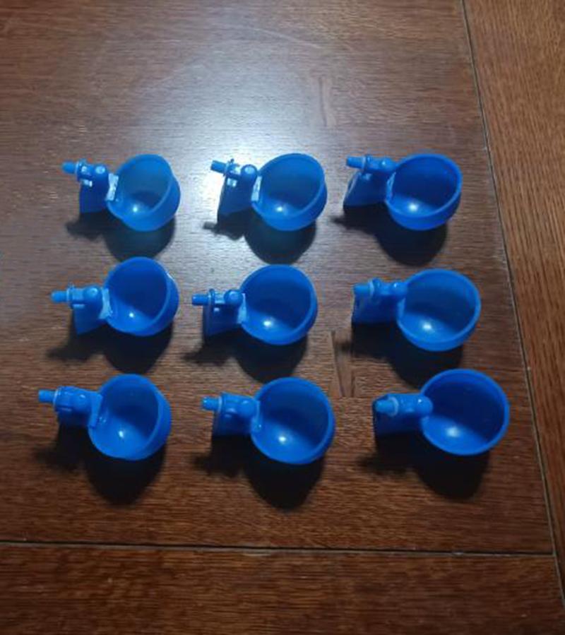 5Pcs Automatic Poultry Drinker Bowl Chicken Bird Water Cups Duck Drinking Machine Hanging Drinking Bowls Water Dispenser