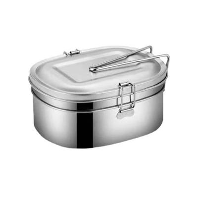 HUIHUADU Stainless Steel Double Layer Lunch Box