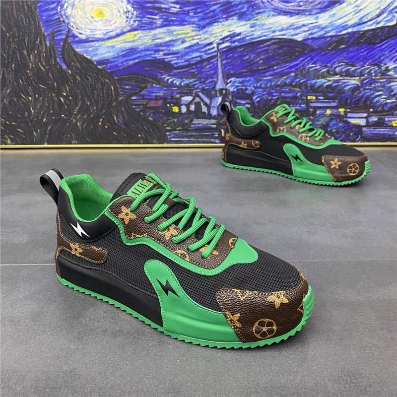 Nouveauté automne mesh Forrest Gump chaussures éclair sport décontracté mode xlz