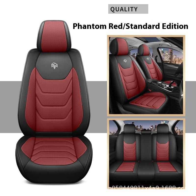 Ny Lyxig Matt Vattentät Bilsätesskydd Andningsbar Slitstark Universal PU Läder Framsätesskydd Bilsäte