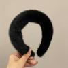 Women Hairband Elegant Plush Headband Lady Sponge Headwear Fashionable Hair Accessory for Autumn Winter