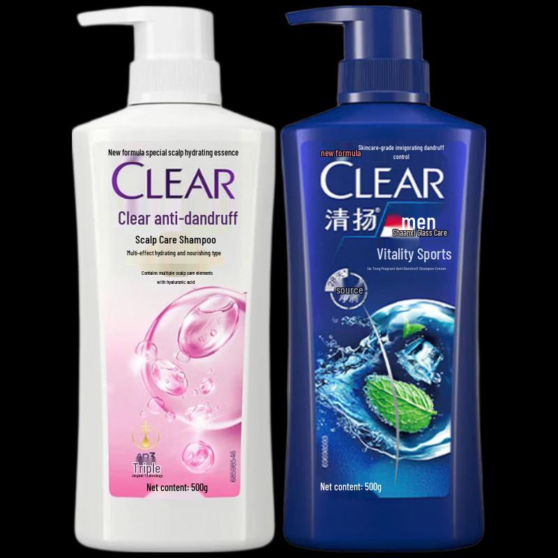 

Clear Anti-Dandruff Shampoo Duo Pack (Women s Hydrating + Men s Sport)