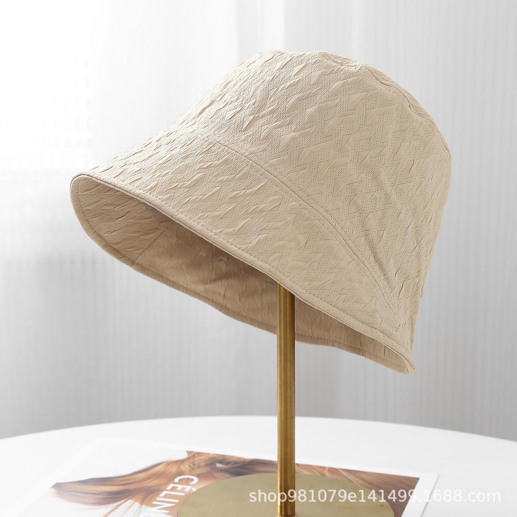 Niche Bucket Hat Women's Spring and Summer Face Small Bucket Hat Simple Sun Hat Versatile Spring and Autumn Basin Hat