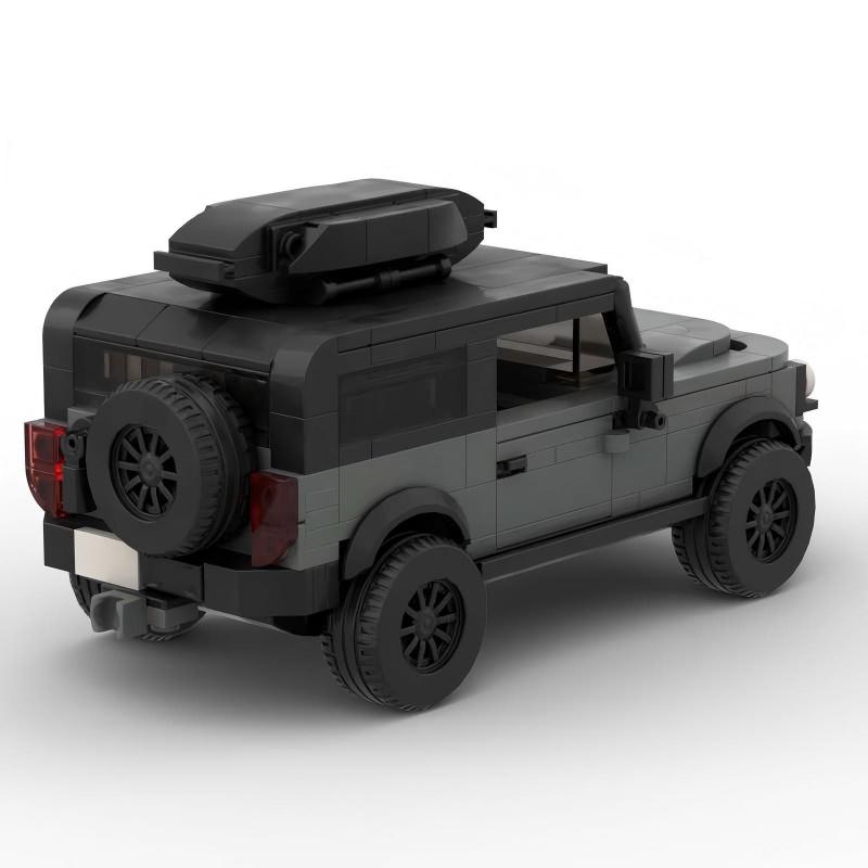 MOC Small Particle Building Blocks Off-Road Vehicle Model DIY Assembly Bricks Toy Gift For Boys