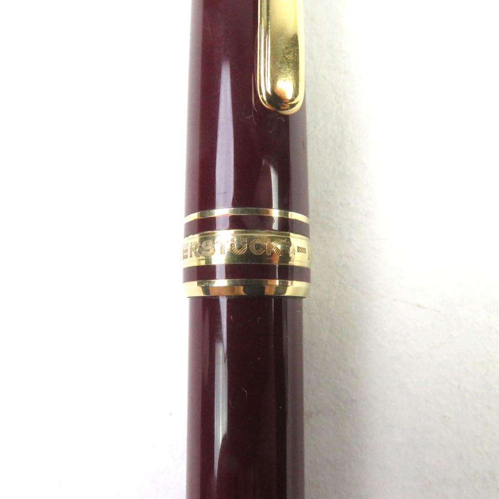 Very Good MONTBLANC Ballpoint pen Meisterstck Logo engraved White Star Twist style Used