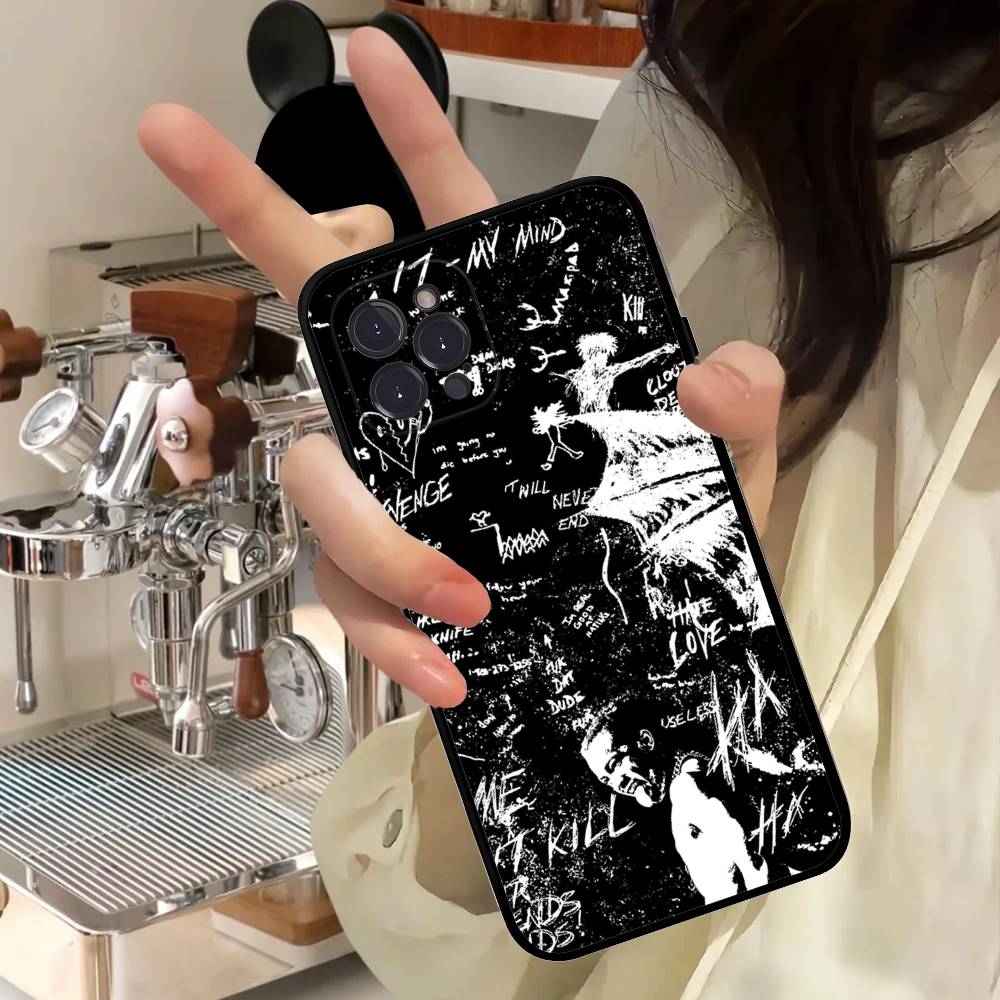 Rapper X-XXXTentacionS Phone Case For Iphone 17 Air 16 15 14 13 12 11 Pro Max 16 15 14 Plus TPU Soft Case
