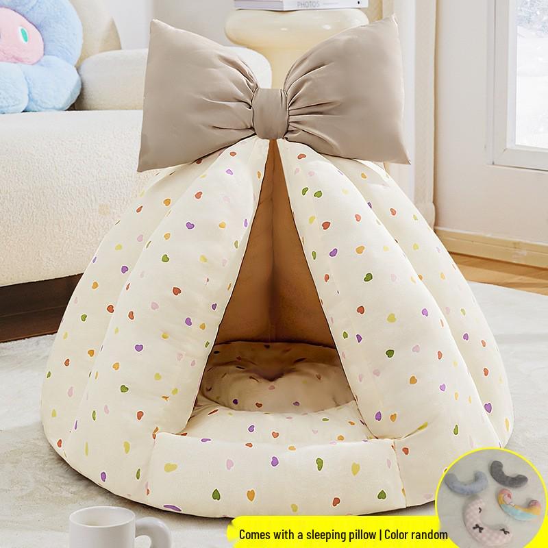 Four Seasons Semi-Closed Pet Tent: Universal Dog & Cat House