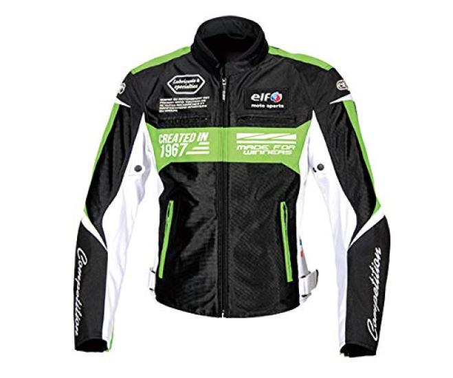 

Motorcycle Jacket Ideal Mesh Jacket Black Green S [Elf] & EJ-S103
