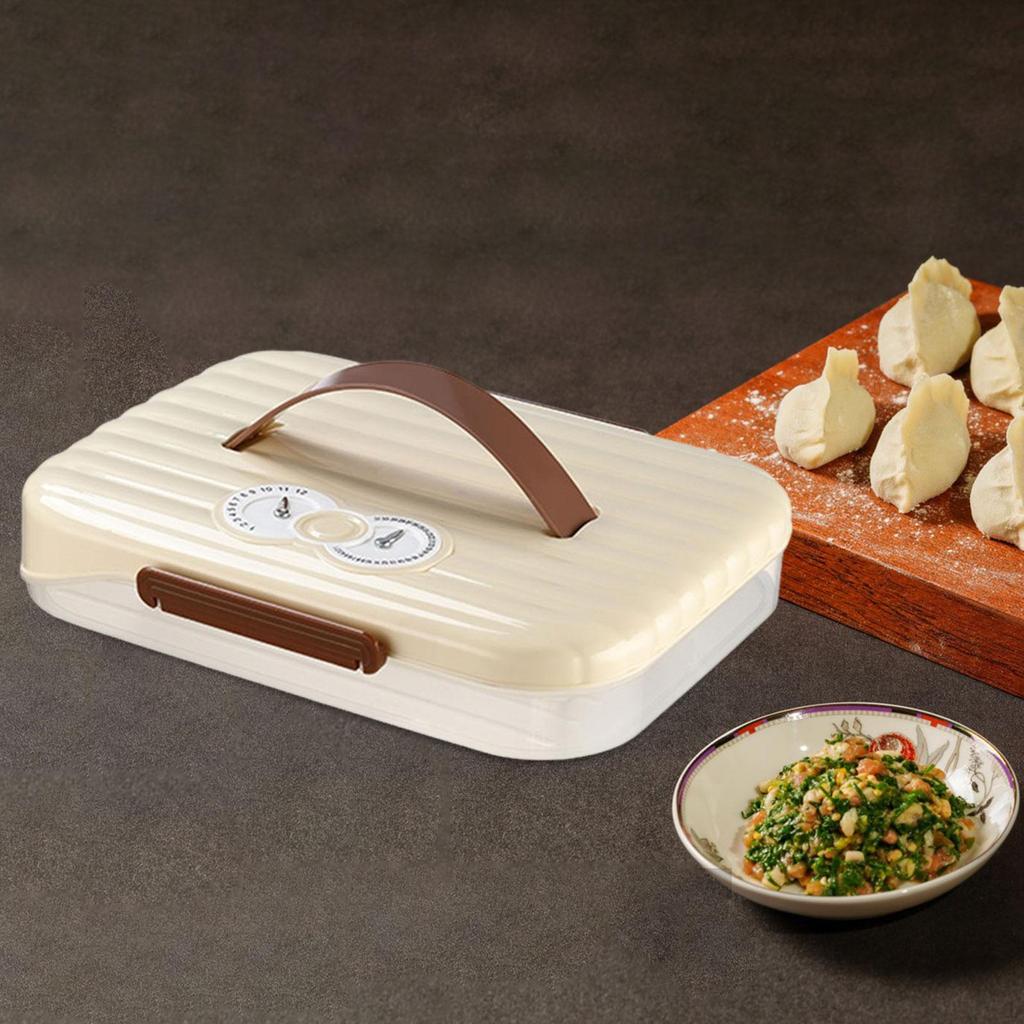Dumpling Organizer Food Container Preservation Tray Refrigerator Dumplings for Snacks