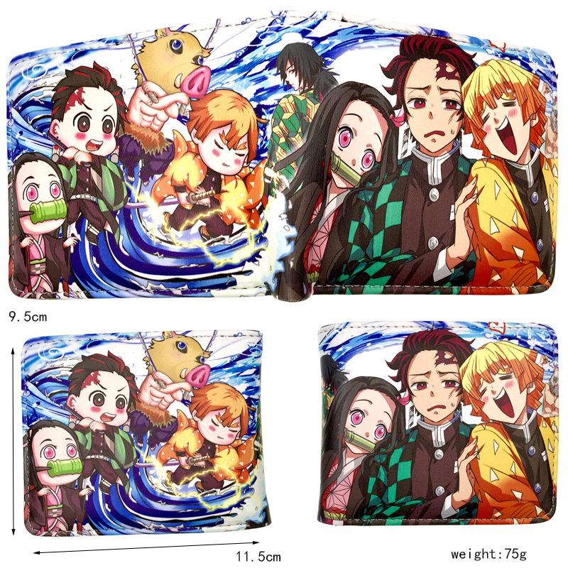 Krátká peněženka Kimetsu No Yaiba Tanjiro Kamado s kapsičkou na mince