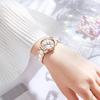 OLEVS Women's Cute Waterproof Watch with Japanese Movement, Luminous Display, Date Function, White
