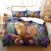 Mexican Latin Pop Singer Kenia OS K23 Studio Album Futuristic Cyber Cover Collage Bedding Set 1 Duvet Cover + 2 Pillowcases