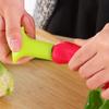 2in1 Kitchen Seed Remover Pepper Chili Bell Jalapeno Corer Seed Remover Green Pepper Chilli Cutter Corer Slicer Fruit Peeler Kitchen Utensil