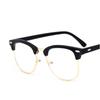 Anti-radiation Optical  Eyeglasses Stylish Computer Glasses Classic Browline Frame Retro Glasses Anti-blue Light Unisex