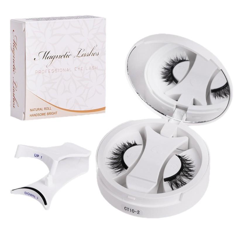 Kit de Pestañas Magnéticas para Aplicación sin Esfuerzo Pestañas Postizas Reutilizables de Larga Duración Con Estuche de Almacenamiento Para Maquillaje Diario