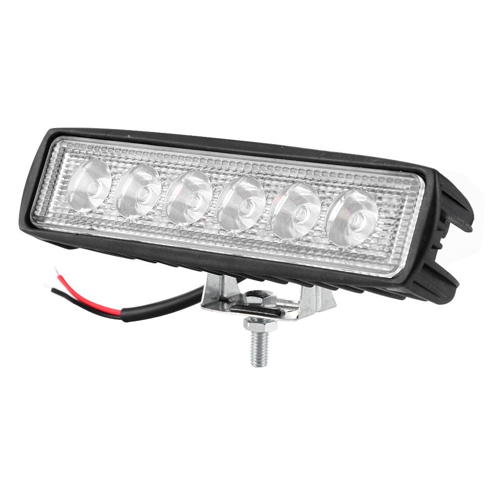

18W 800LM рабочий свет 6LED противотуманная фара бар для мотоцикла внедорожный автомобиль грузовик
