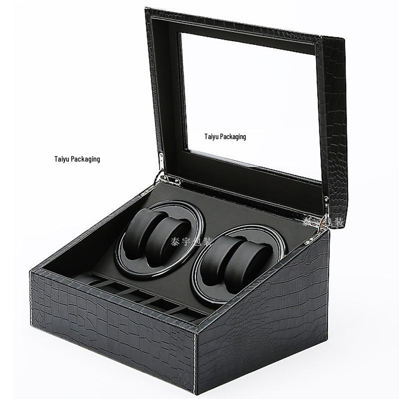 Crocodile Pattern Automatic Watch Winder and Display Box