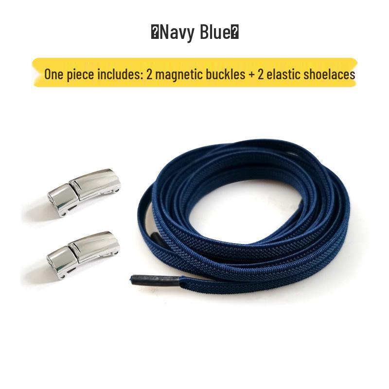 Colorful Elastic Magnetic No-Tie Shoelaces for Adults & Kids